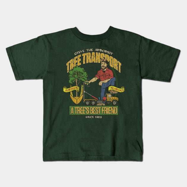 Steve The Arborist Tree Transport 1982 Kids T-Shirt by JCD666